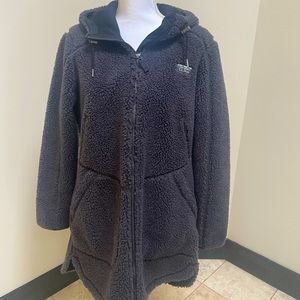 LL Bean thick fleece jacket size large NWOT